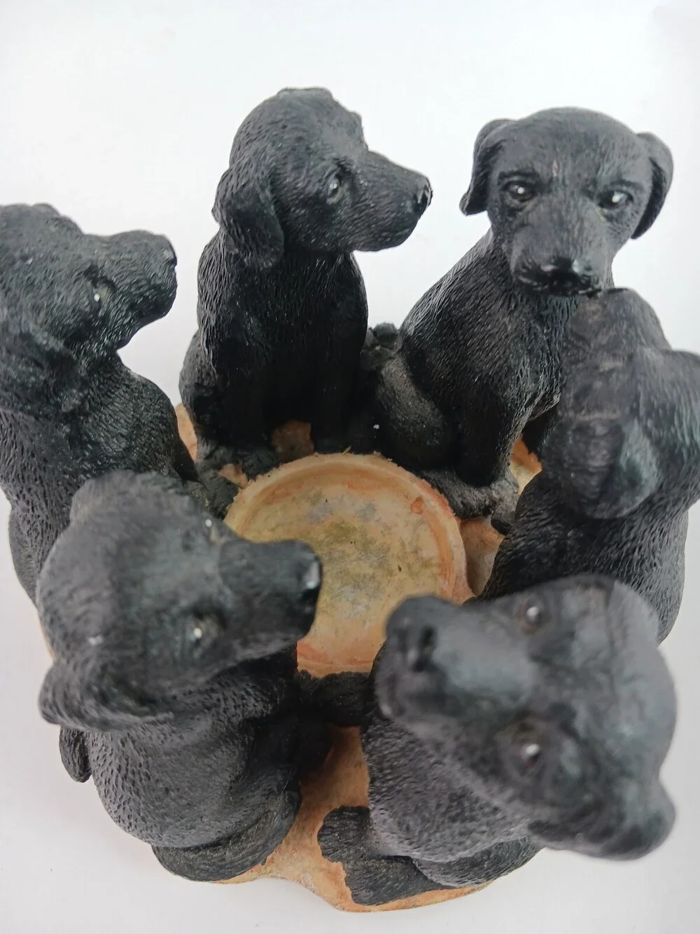 Black Lab Circle Votive Candle Holder Continental Creations #P608 S6328